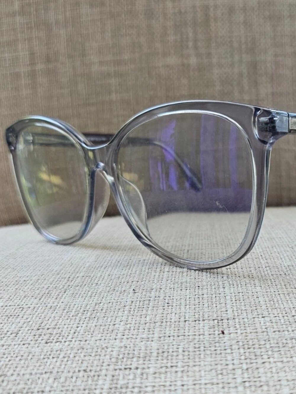 Coach Eyeglasses Frame Transparent Gray Eyewear HC8271 L1101 Glasses Frame only
